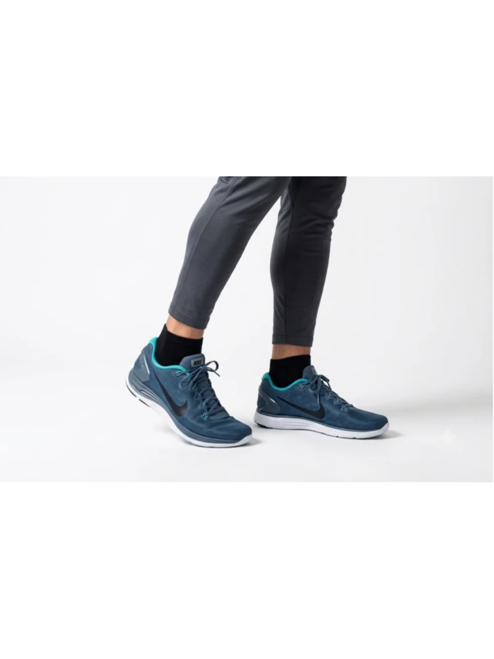 2013 Nike LunarGlide+ 5 'Shield Pack Running Shoes Dark Armory Blue' Size 11.5